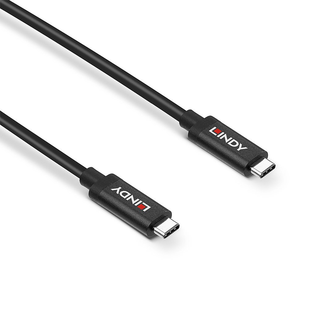 Kabllo LINDY USB 3.2 Gen 2, USB-C në USB-C, 5m, e zezë