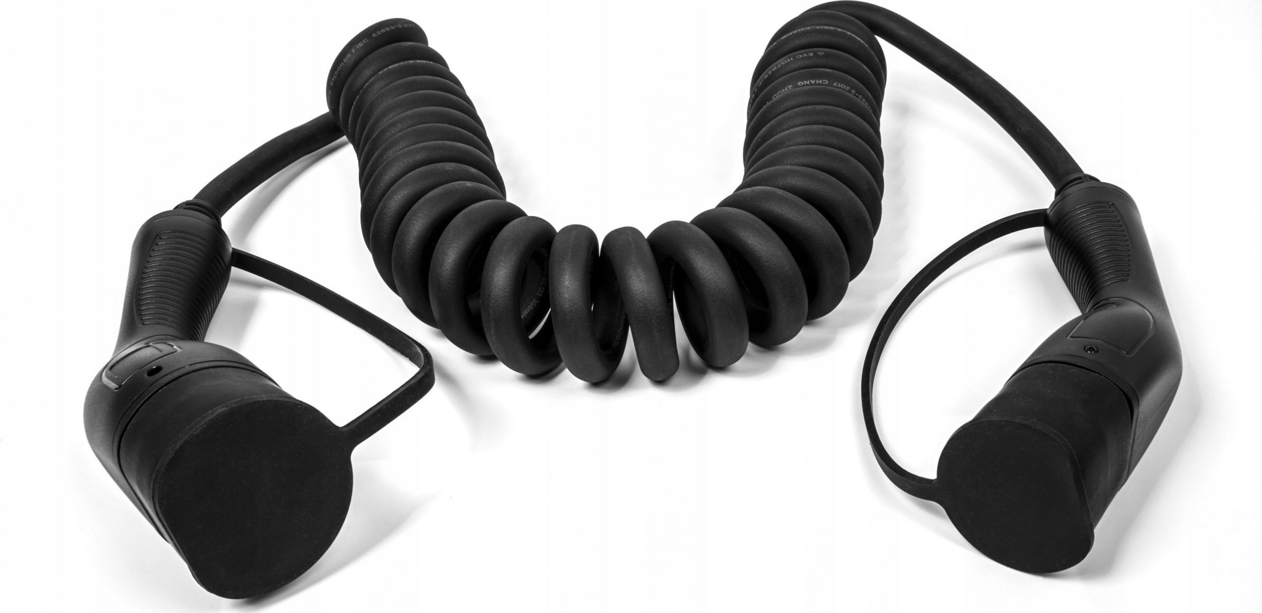 Kabllo karikimi për vetura elektrike Defenzo Spiro AC11 Type 2, 11kW, 5m, e zezë