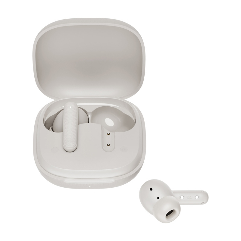 Kufje TWS QCY Buds, Bluetooth 5.3, 35 orë bateri, të bardha