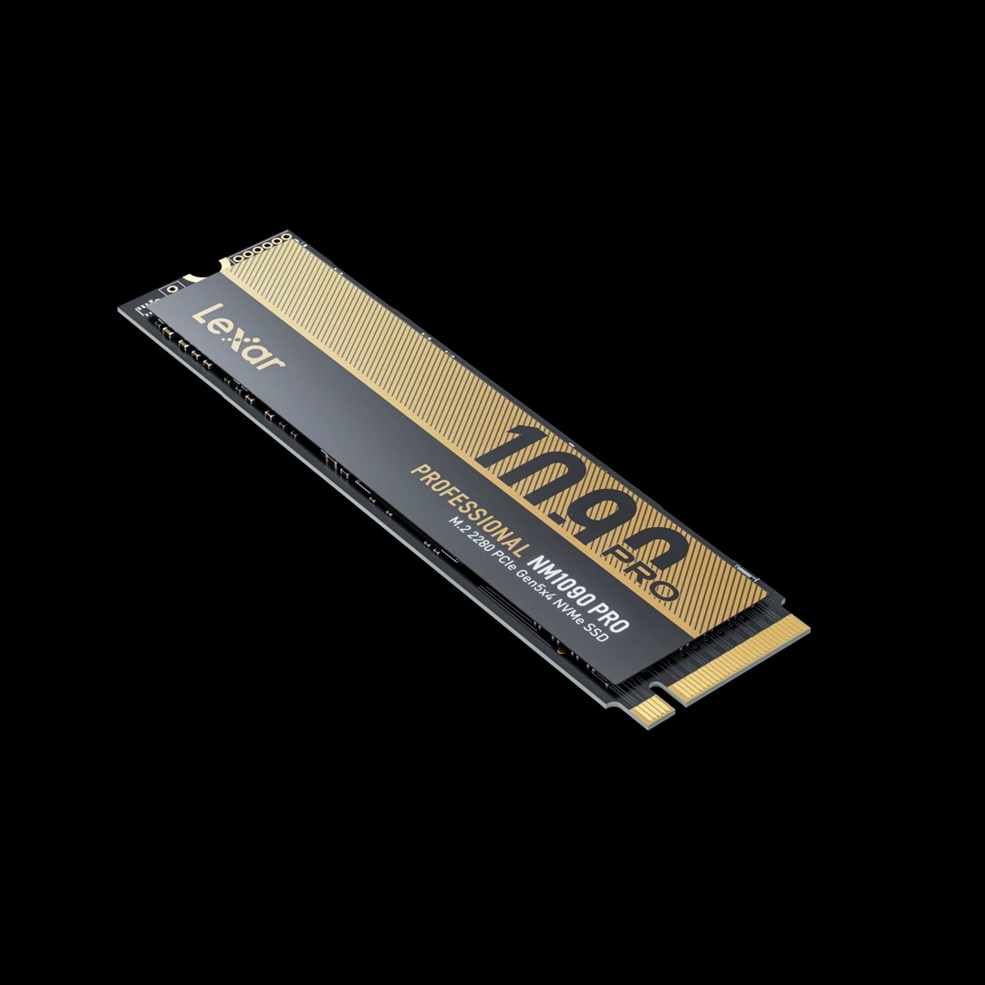 SSD i brendshëm Lexar NM1090 PRO, 2TB, M.2 PCIe 5.0, i zi
