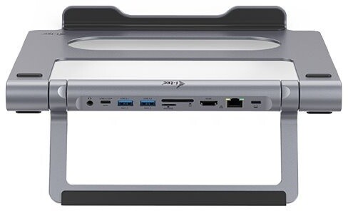 Mbajtëse ftohëse me docking station dhe Power Deliwery i-tec 100W, e argjendtë