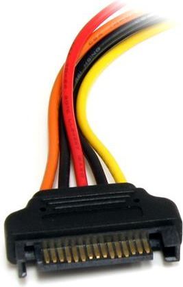 Kabllo StarTech (SATAPOWEXT12), SATA 15-pin në SATA 15-pin, 0.3 m, shumëngjyrëshe