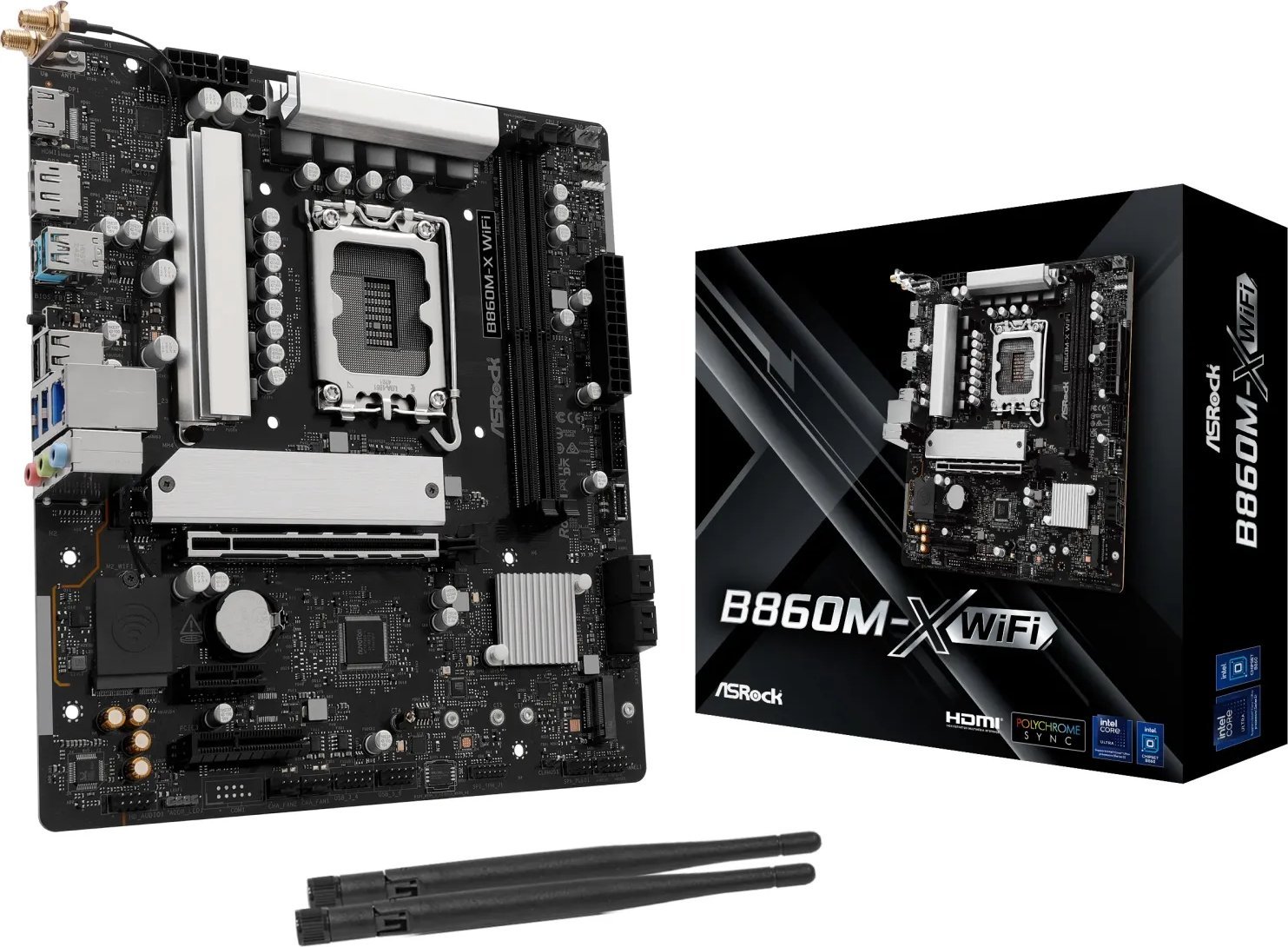 Pllakë amë Asrock B860M-X WiFi, Intel B860, DDR5, Micro ATX