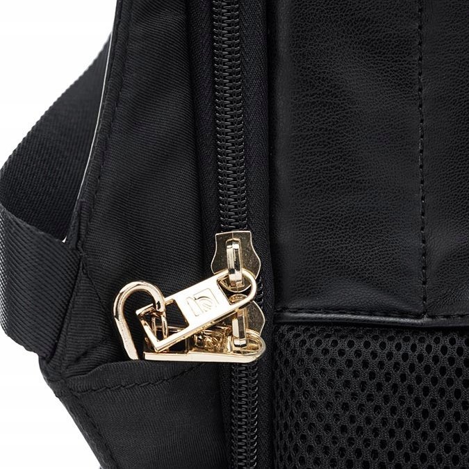 Çantë shpine Bestlife Dalia, për laptop 15.6", poliuretan, e zezë