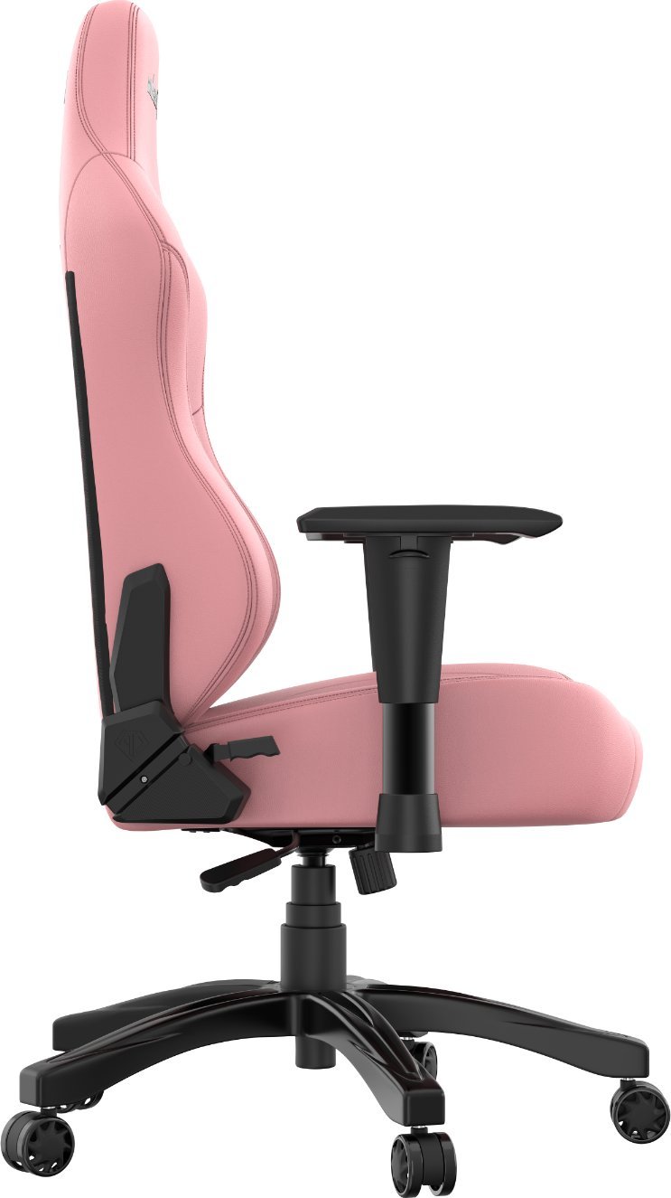 Karrige gaming AndaSeat Phantom 3 Series, madhësia L, lëkurë PVC, rozë krem