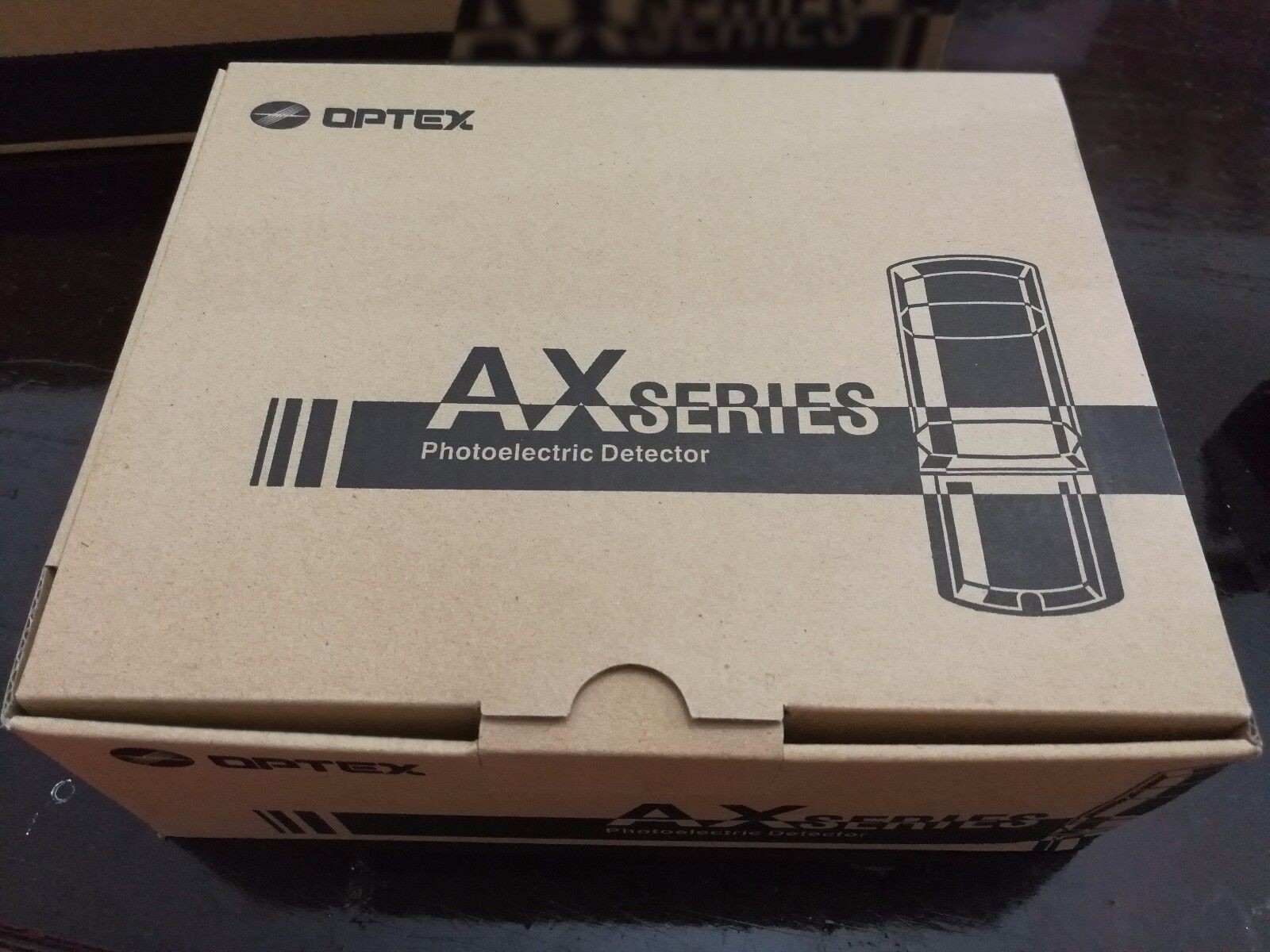 Senzor fotoelektrik Optex AX-200TF, set transmetues dhe pranues, për sisteme sigurie