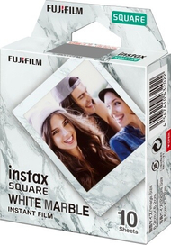Фото филм FujiFilm Instax бел мермер, 10 парчиња