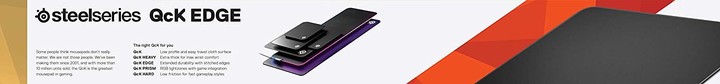 Mauspad SteenSeries QcK Edge Large, i zi