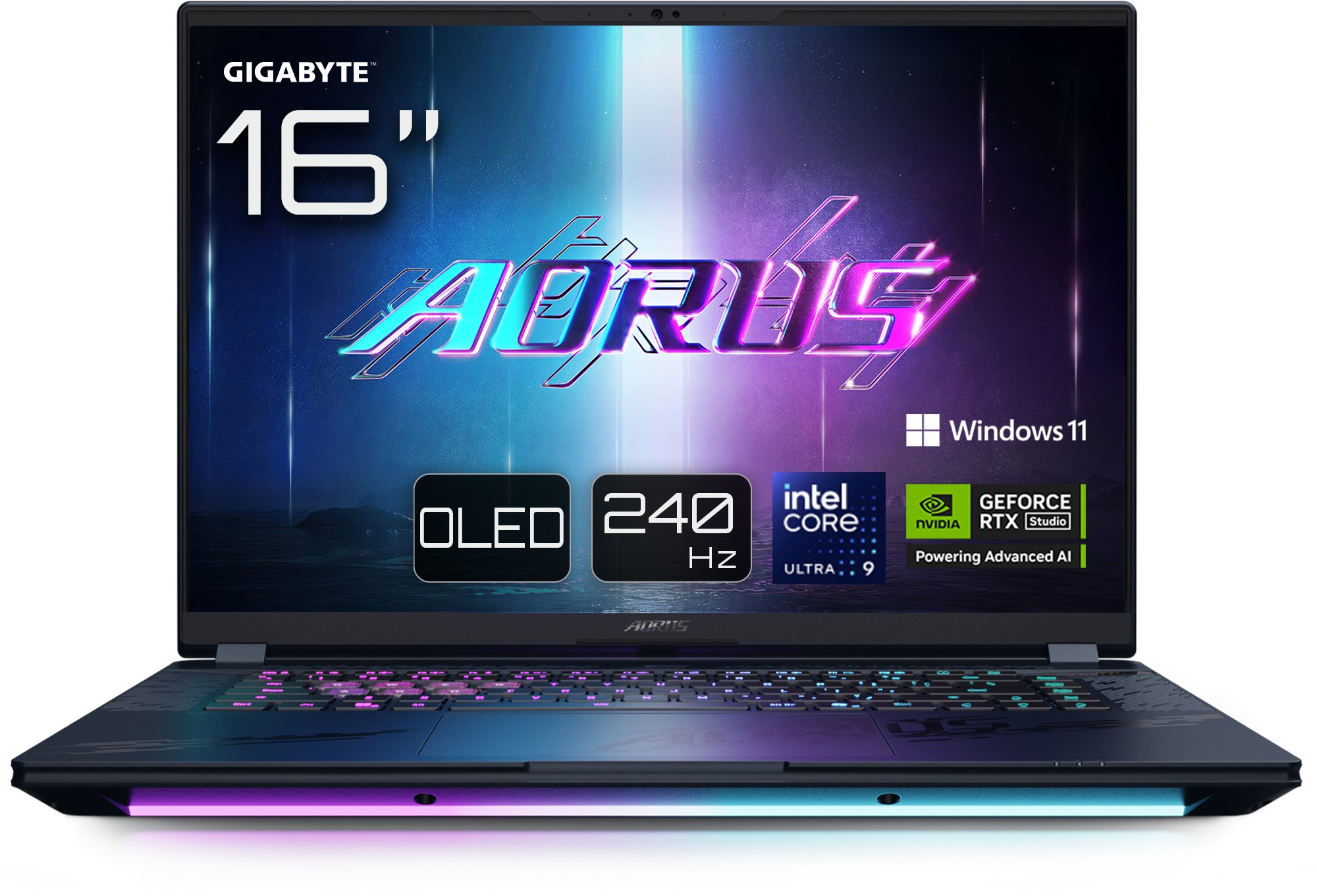 Laptop gaming Gigabyte AORUS Master 16 AM6H, 16", OLED 240Hz, Core Ultra 9, RTX 5090