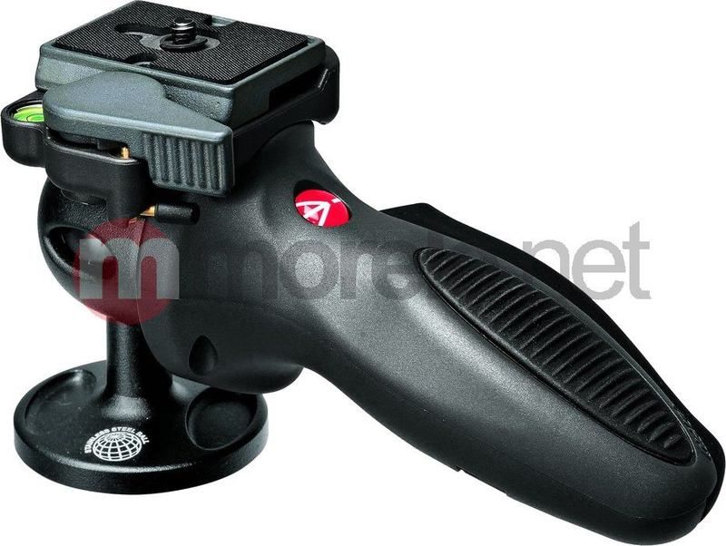 Kokë tripodi Manfrotto 324 Light Duty Grip, ball head, e zezë