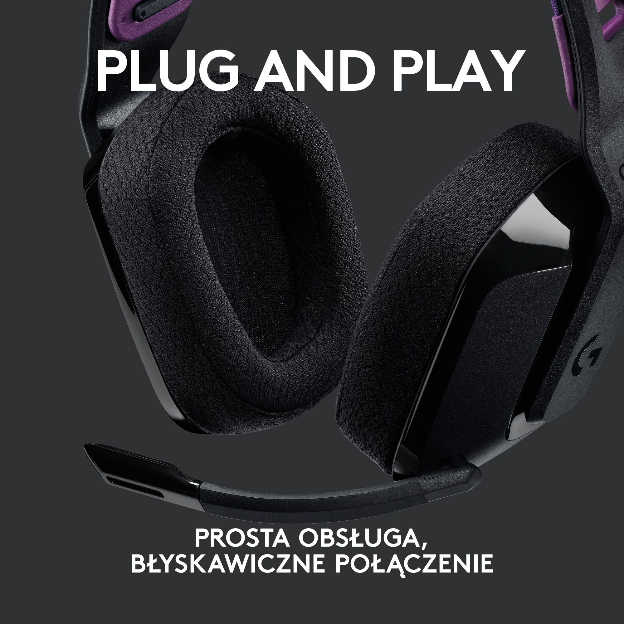 Set gaming Logitech G535 Lightspeed dhe G Pro X Superlight 2, wireless, për PC dhe PlayStation, i zi
