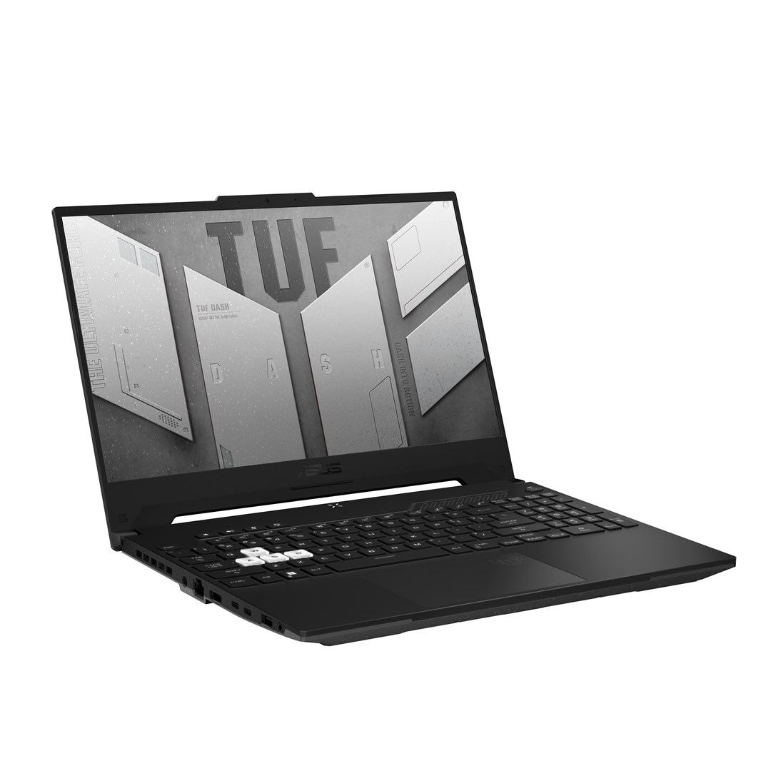 Laptop ASUS TUF Dash, 15.6", Intel i5-12450H, 16 GB RAM, 512 GB SSD, NVIDIA GeForce RTX 3050 Ti, i zi