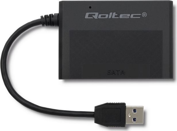 Përshtatës për disk Qoltec USB 3.0 caddy për HDD/SSD 2.5 SATA3, i zi