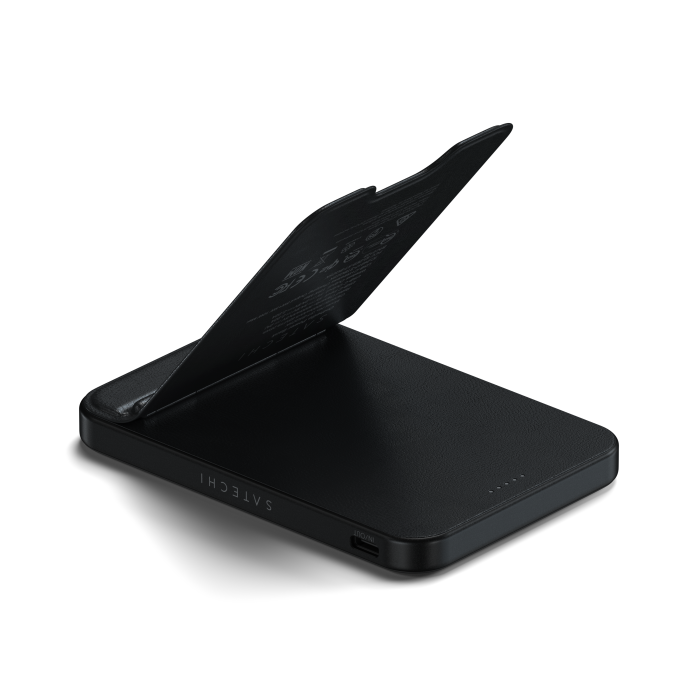 Satechi Qi2 5K Magnetic Power Bank with Stand, Black