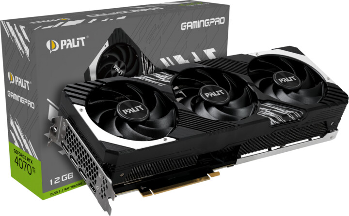 Kartelë grafike PALiT GeForce RTX 4070 Ti GamingPro, 12GB GDDR6X