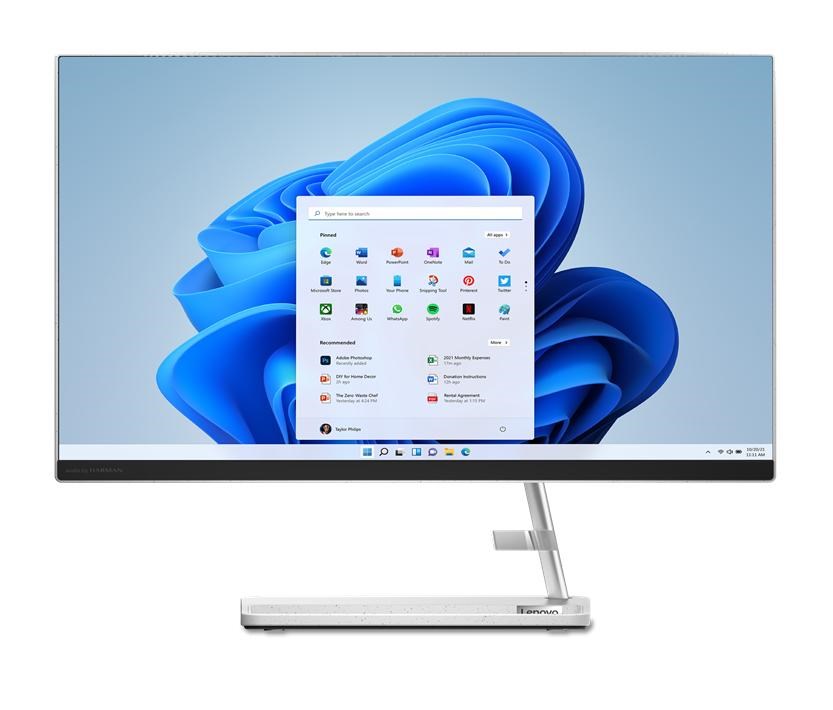 Kомпјутер All-in-One Lenovo IdeaCentre AIO 3 24IAP7, 23.8\", Intel Core i3-1215U, 8GB RAM, 512GB SSD, бел