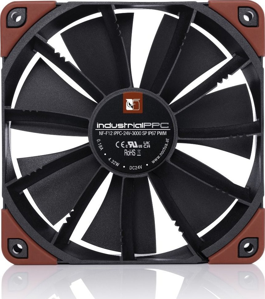 Ftohës Noctua NF-F12 industrialPPC-24V-3000 SP IP67 PWM, 120 mm
