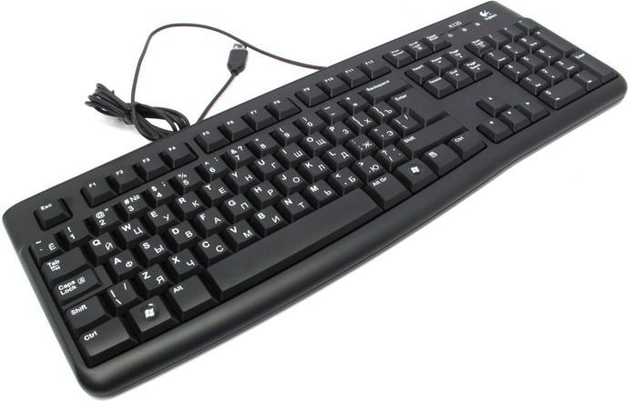 Tastierë K120 Logitech, e zezë
