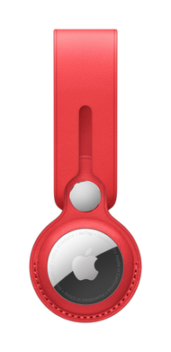 Apple AirTag Leather Loop, (PRODUCT)RED