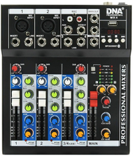 Mixer analog DNA MIX 4, 4 kanale, USB MP3 Line In, i zi
