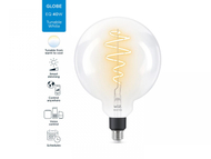Llambë smart WiZ LED Filament G200 Globe, 6.5W, E27, e tejdukshme