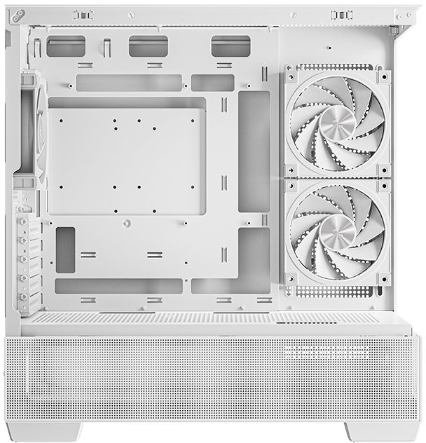 Kuti PC DEEPCOOL CG380 3F, Mid Tower M ATX, xham i temperuar, e bardhë