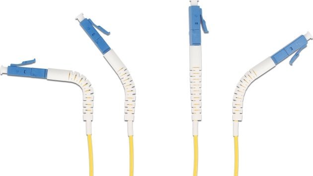 Kabllo fibër optike DeLOCK, LC Duplex në LC Duplex, Singlemode OS2, me kënd