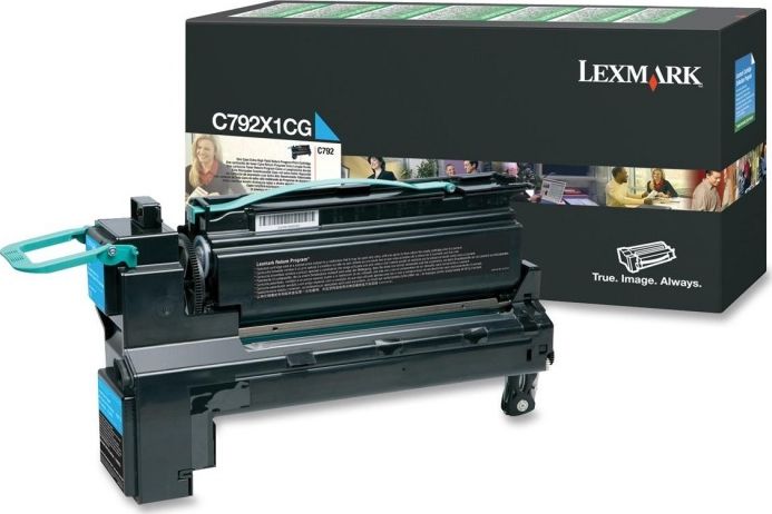 Toner Lexmark C792X1CG, cyan, origjinal