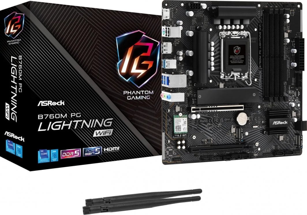 Pllakë amë Motherboard ASRock B760M PG LIGHTNING WIFI