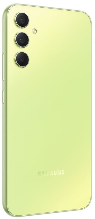 Celular Samsung Galaxy A34 5G, 6.6", 6GB RAM, 128GB, e gjelber e hapur