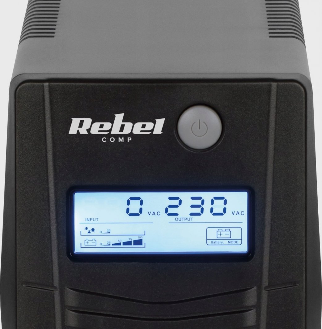 UPS Rebel Nanopower Plus 650, 650VA 360W, LCD USB, i zi