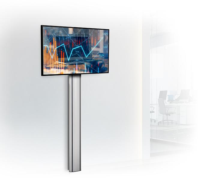 Qëndrim dysheme muror për ekran B-Tech MODE-AL BT8701, deri 75", 2m, i zi