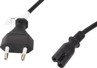 Kabllo rryme Lanberg CA-C7CA-11CC-0018-BK, CEE 7/16 në IEC 320 C7, 1.8m, i zi