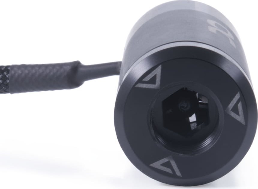 Senzor rrjedhjeje dhe temperature Alphacool ES High Flow, me sinjal RPM, i zi