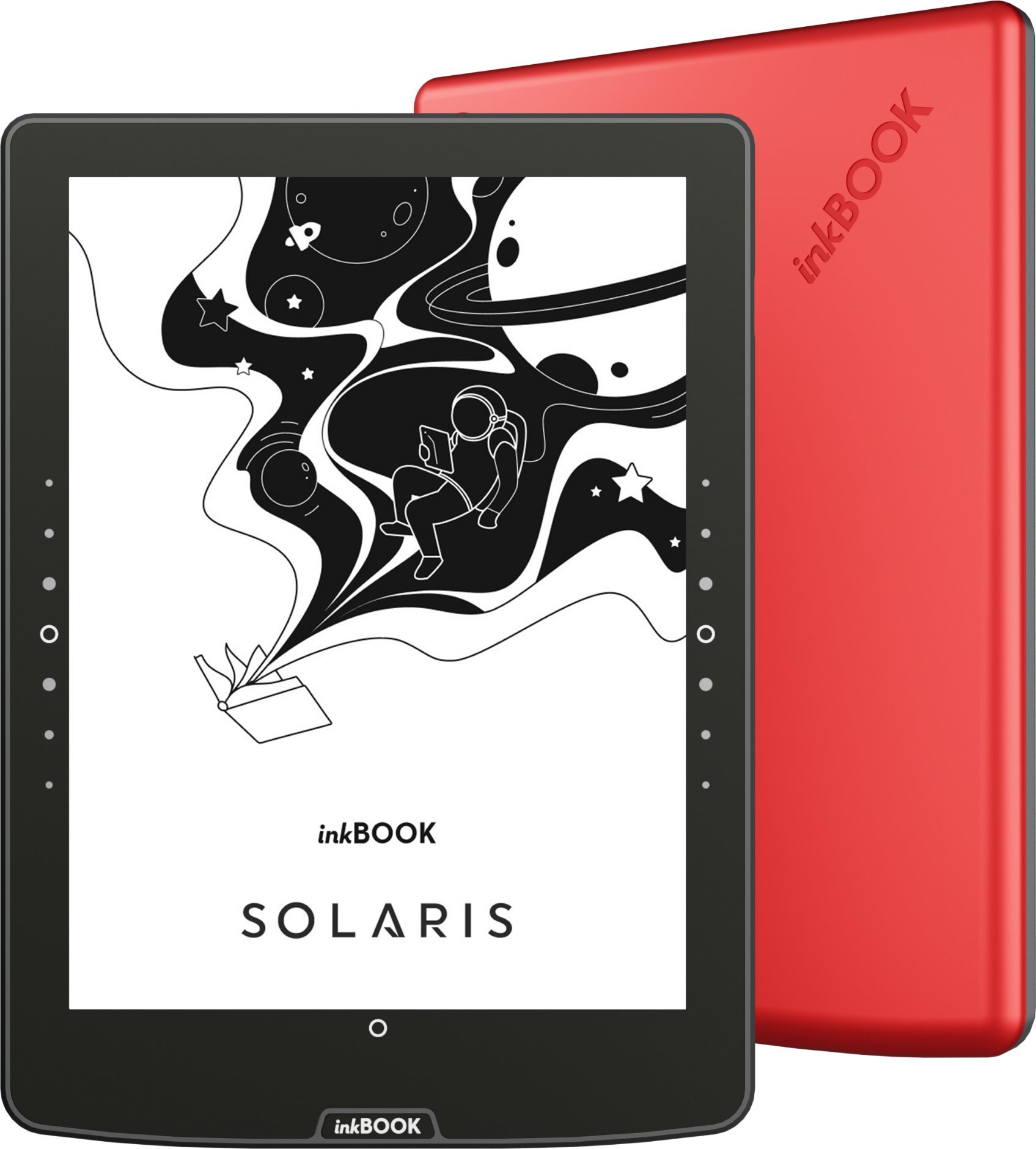 Lexues elektronik Inkbook Solaris, ekran 7.8", i kuq
