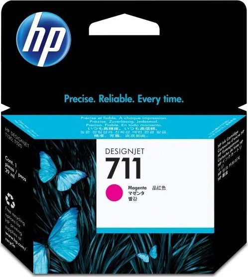 Katridh bojë HP 711 CZ131A, 29ml, magenta