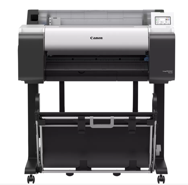 Plotter Canon imagePROGRAF TM-255, format A1, stand i përfshirë, i bardhë