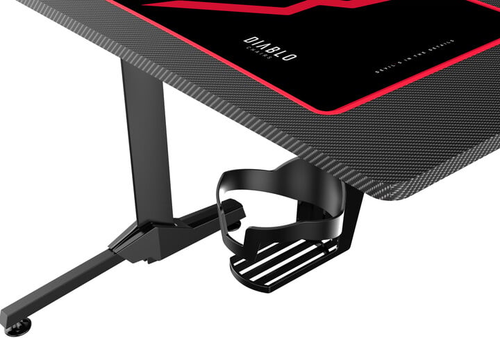 Tavolinë Diablo X-Mate 1000, e zezë/ kuqe