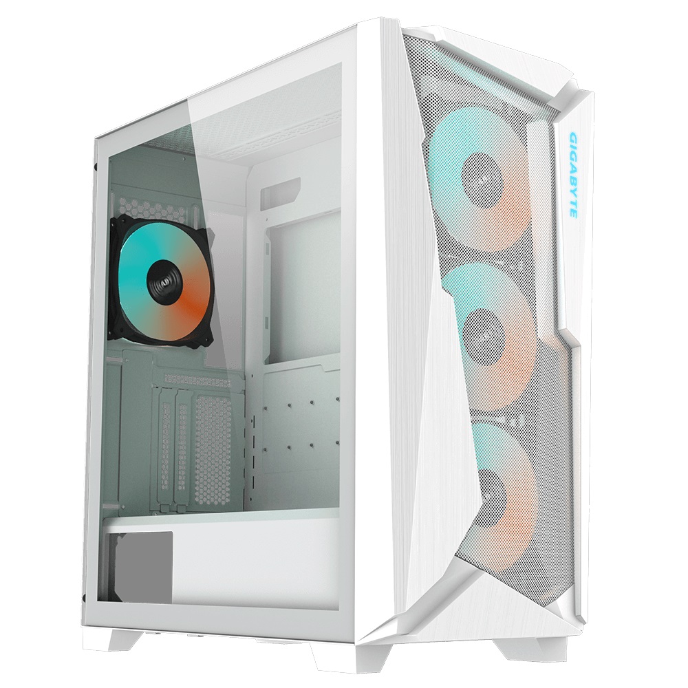 Kasë për PC GIGABYTE C301 GLASS, e bardhë