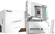 Motherboard GIGABYTE X870 AORUS STEALTH ICE, AMD Ryzen 9000, DDR5, PCIe 5.0, e bardhë
