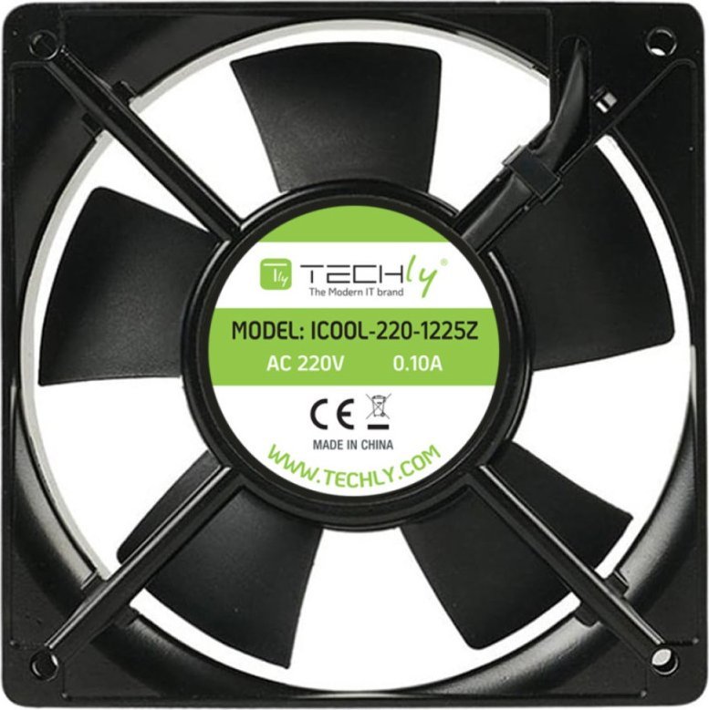 Ventilator PC Techly, 120mm, 220V, i zi