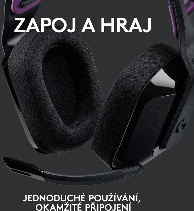 Kufje Logitech G535 Lightspeed, të zeza