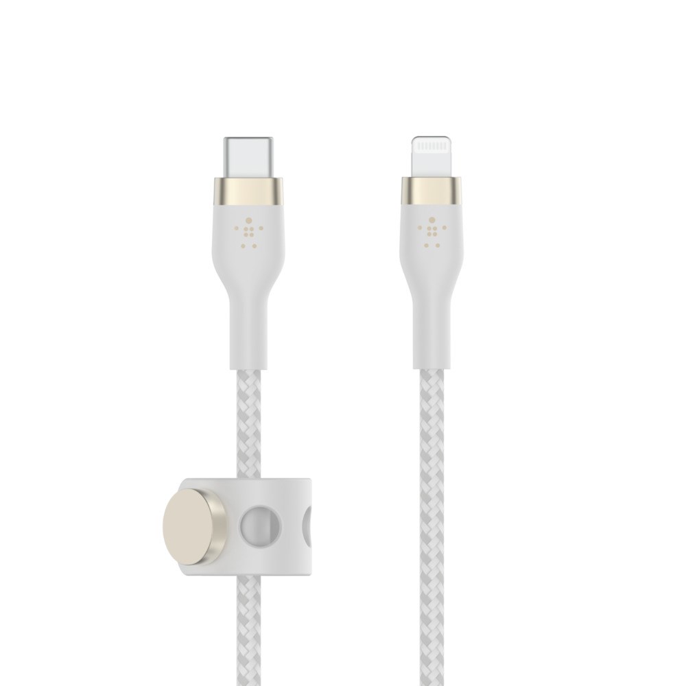 Kabllo BELKIN, Lightning në USB-C, 1m, e bardhë