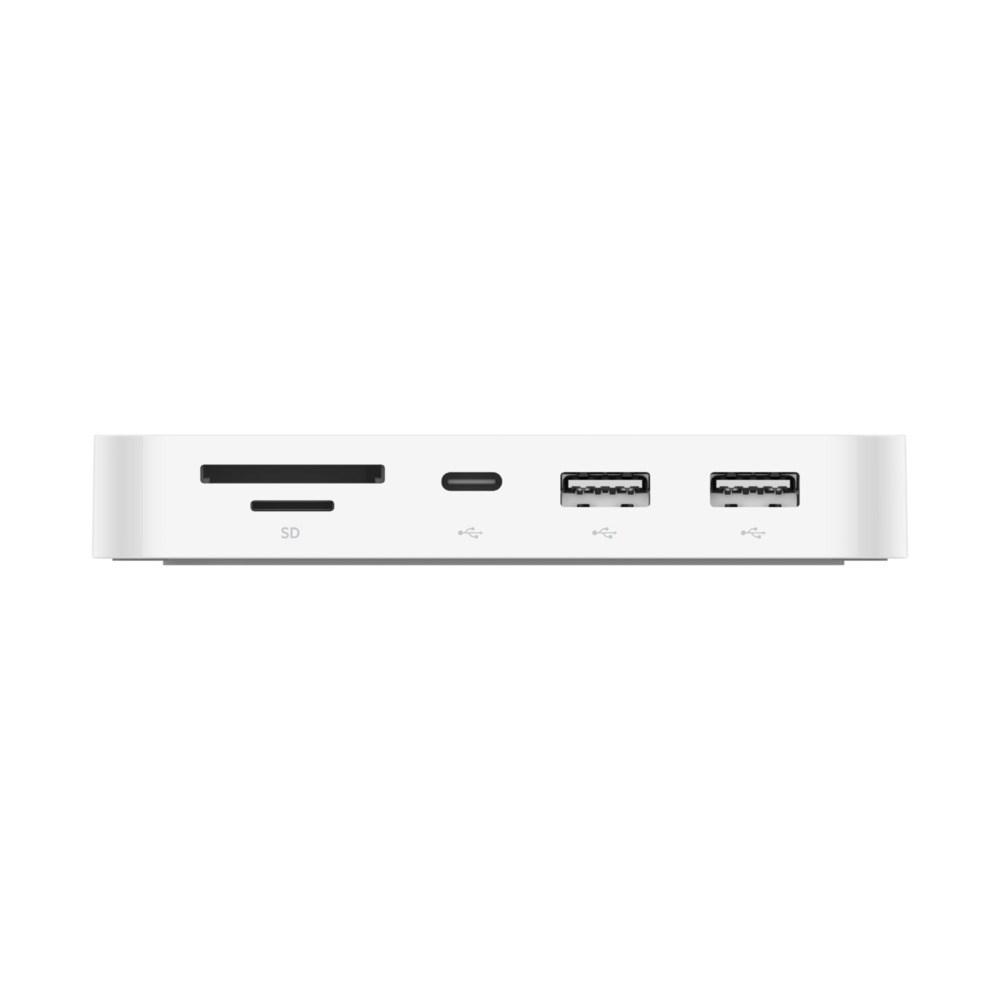 Qendër USB-C Belkin 6-në-1, 24", 10 Gbps, i bardhë