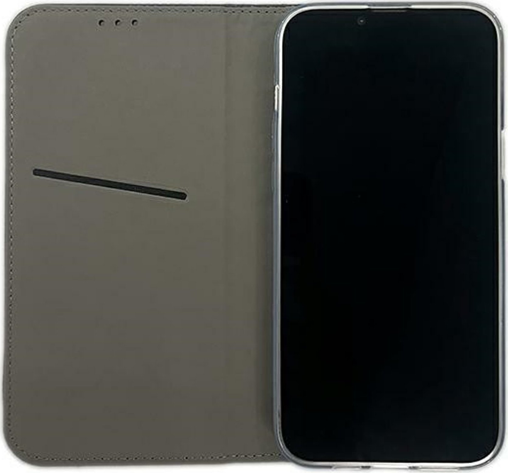 Këllëf libri për telefon iPhone 15 Pro 6.1", me magnet, i zi