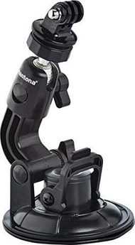 Mbajtëse vakumi për kamerë Mantona Suction Cup Mount XL, diametër 9 cm, fije 1/4", me GoPro Mount, e zezë