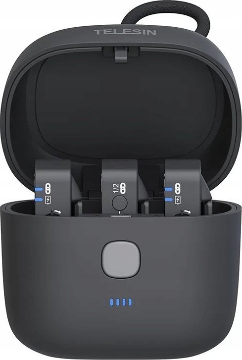 Karikues me power bank Telesin TE-WMB-001, për 3 Rode Wireless GO GO II, 4000mAh, i zi