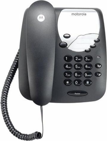 Telefoni fiks Motorola CT1, me kabllo, i zi