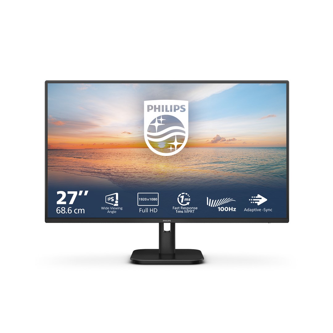 Monitor Philips 1000 Series 27E1N1100A/00, 27" FHD 1920x1080, LCD, i zi