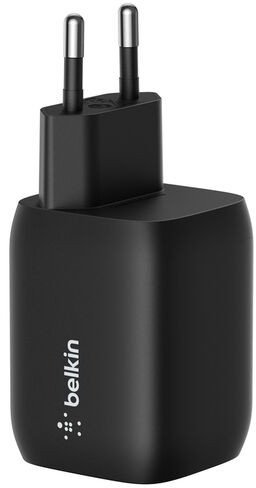 Karikues muri Belkin ENA007KQBK, 2x USB C, karikim i shpejtë, i zi